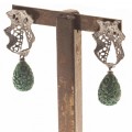 PENDIENTES BARROCOS VERDES