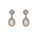 PENDIENTES SUNFIELD  MOUVEMENT BLEU