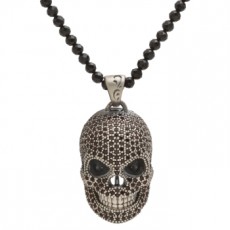 COLGANTE RAIVE NEW SKULL XL NEGRA