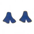 PENDIENTES FILI PLAZA PETALOS SMALL AZUL