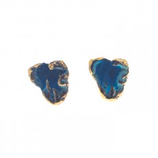 PENDIENTES FILI PLAZA PETALOS XS AZUL