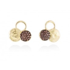 PENDIENTES CIRCLE MARR&Oacute;N