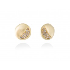 PENDIENTES HERITAGE CO&Ntilde;AC EN DORADO