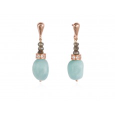 PENDIENTES LABRADORITA