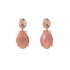 PENDIENTES MINK MELOCOTON