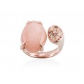 ANILLO MINK MELOCOTON