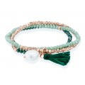 PULSERA ZEN TRIPLE VERDE