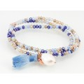 PULSERA ZEN AZUL PERLA