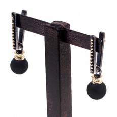 PENDIENTES CLAMP ONIX