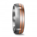 ANILLO TF TITANIUM GOLD RED