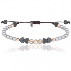 PULSERA SUNFIELD LOVE PLATA