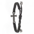 PULSERA CROSS BLACK