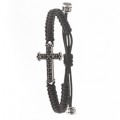PULSERA CROSS BLACK XL