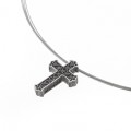 COLGANTE CROSS BLACK XL