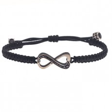 PULSERA INFINITI-LOVE BLACK