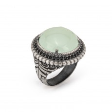 ANILLO RAIVE CALCEDONIA & ESPINELA
