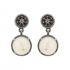 PENDIENTES RAIVE PIEDRA LUNA & BROWN