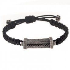 PULSERA ETERNITY BLACK DIAMONS
