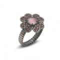 ANILLO RAIVE TREBOL OJO DE GATO CIRCONITA