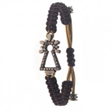 PULSERA VIRGEN XL BRILLANTES CO&Ntilde;AC