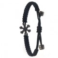 PULSERA COPO MINI BRILLANTES NEGROS