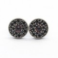 PENDIENTES SUNFIELD TURMALINA ROSA
