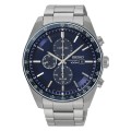 SEIKO SOLAR CRONO BISEL AZULADO