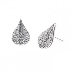 PENDIENTES LAGRIMA BLANCOS