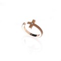 ANILLO MON PETIT CROIX GRAFILADO