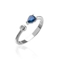 ANILLO MO PETIT EL&Eacute;GIA ZAFIRO