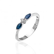 ANILLO MON PETIT TROVA ZAFIRO