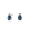 PENDIENTES MON PETIT LEYENDA ZAFIRO