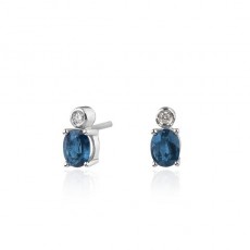 PENDIENTES MON PETIT LEYENDA ZAFIRO