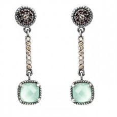 PENDIENTES RAIVE LARGOS CALCEDONIA