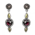 PENDIENTES RAIVE FOLK GRANATE