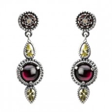 PENDIENTES RAIVE FOLK GRANATE