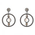 PENDIENTES RAIVE CIRCO CUARZO ROSA