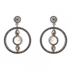 PENDIENTES RAIVE CIRCO CUARZO ROSA
