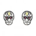 PENDIENTES RAIVE CALAVERA CUORE BOTON