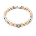 PULSERA RAIVE ORO ROSA CALCEDONIA