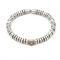 PULSERA RAIVE ORO ROSA OJO DE GATO MORADO