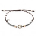 PULSERA RAIVE MACRAME CALCEDONIA VERDE
