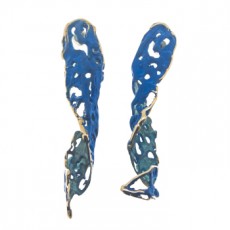 PENDIENTES FILI PLAZA BROCE VERDE AZUL