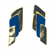 PENDIENTES FILI PLAZA BRONCE AZUL II