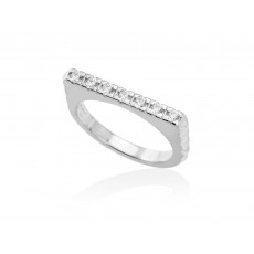 ANILLO CUADRADO PLATA