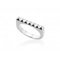 ANILLO TACHUELA PLATA