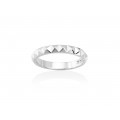 ANILLO TACHUELAS REDONDO PLATA
