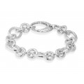PULSERA TEXTURE XL PLATA
