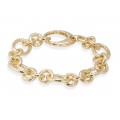 PULSERA TEXTURE XL DORADA