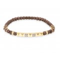 PULSERA TACHUELAS DORADA